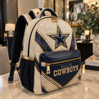 Star Field - DAL Navy, Cream and Gold Backpack