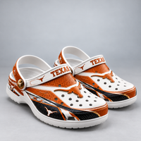 TEX Burnt Orange - Collegiate Emblem Statement Clogs