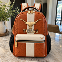 TEX - Burnt Orange, Cream and the Longhorn Crest
