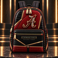 ALA Script Mark - Crimson, Black and Gold Backpack