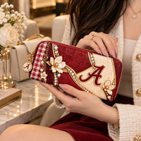 ALA Script - Crimson, Cream and Quiet Ornament